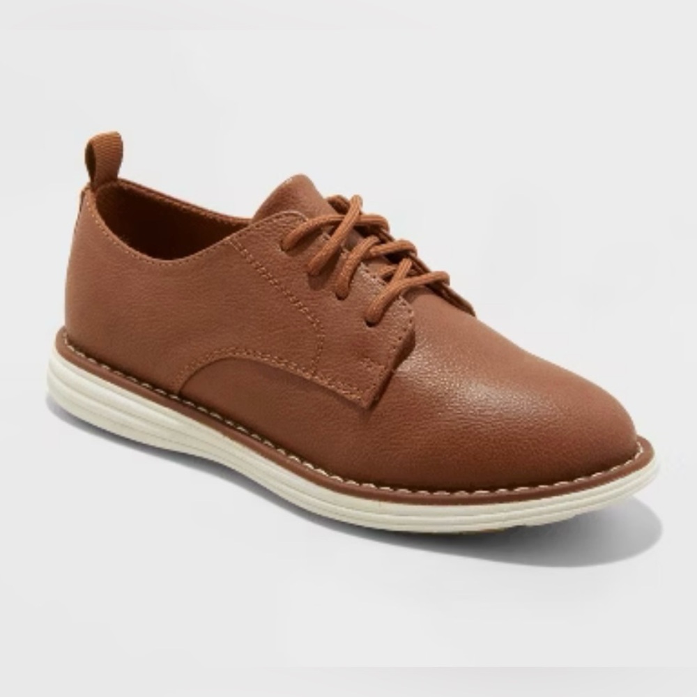 Cat & Jack Brown Boys Dress Shoe